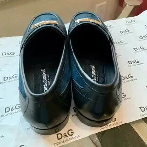 Dolce & Gabbana Men\'s Blue Suede & Leather Loafers, US 10, Brand New, No Box Dolce & Gabbana | Shoes | Dolce Gabbana Mens Blue Suede  main image 3